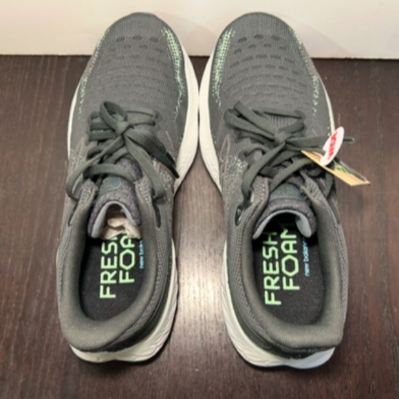 NWOB New Balance Fresh Foam X 1080 v12 Running Shoes Black/Green/Blue 9D Wide - Picture 11 of 16